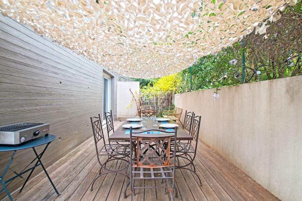 Le P'Tit Rimbaud, 6 Pers, Parking Prive, Jardin,Wifi Lägenhet Montpellier Exteriör bild